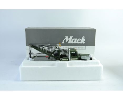 First Gear 1/34 Scale Mack L Model Tow Truck. US Mail. Near Mint in Box.