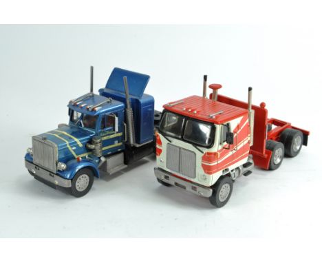 Smith Auto Models 1/48 scale White Metal Handbuilt Duo of 2 US Tractor Truck Units. 6 x 4. White Road Commander and one other