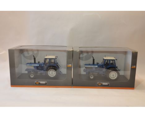Universal Hobbies 1/32 Ford TW25 2WD plus Ford TW30 2WD on Duals Tractor Models. Mint in Boxes. (2)