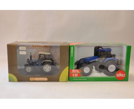Universal Hobbies 1/32 Ford 7810 Tractor plus Siku T8.390. Mint in Boxes. (2)