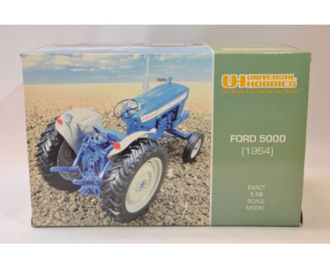 Universal Hobbies 1/16 scale 1964 Ford 5000 Tractor. Mint in Box.