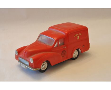 Telsalda Morris Minor "Royal Mail Van" large scale friction drive toy. Good to Very Good. 