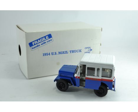 Scarce Danbury Mint 1/24 scale US Mail Truck. Near Mint in Box.