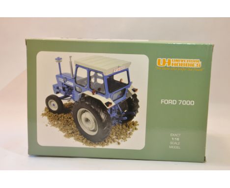 Universal Hobbies 1/16 scale Ford 7000 Tractor. Mint in Box.