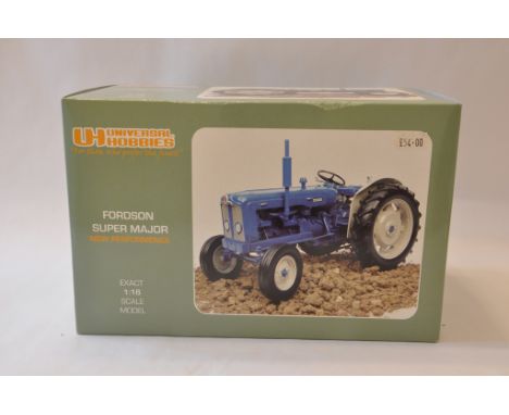 Universal Hobbies 1/16 scale Fordson Super Major New Performance Tractor. Mint in Box.