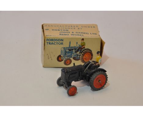Britains Lilliput Fordson E27N Tractor with Driver. Very Good to Excellent in Good Box.