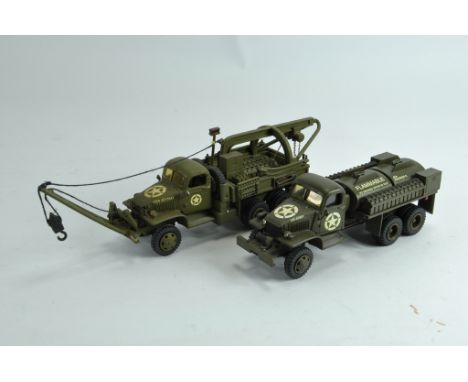 Hart Smith Models 1/48 Scale GMC (WW2) 353 Hard Top 6x6 Wrecker Plus Refueller Truck. Near Mint. Comes with original packagin