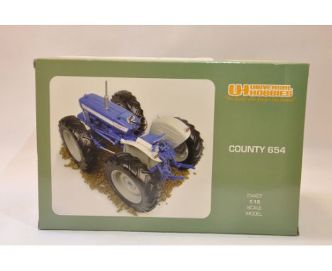 Universal Hobbies 1/16 scale County 654 Tractor. Mint in Box.