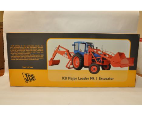 Universal Hobbies 1/16 Scale JCB Fordson Major Loader Tractor. Hard to Find. Near Mint in Box.