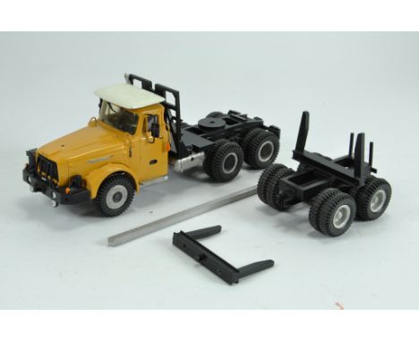 Smith Auto Models 1/48 scale White Metal Handbuilt John Winnett Scammell Contractor Logging Truck with Log Dolly. Near Mint. 