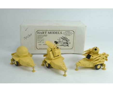 Hart Smith Models 1/48 Scale 3 pc set comprising Rapier 2000 FSC Missile Set including Launcher and Radars. Near Mint.