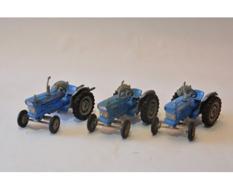 Trio of Corgi Ford 5000 Tractor Models. Good to Good Plus. (3)