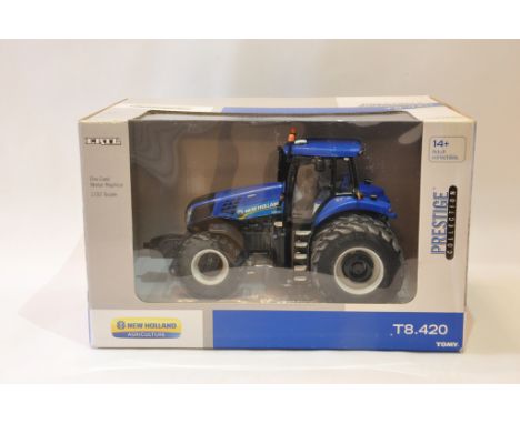 Ertl 1/32 New Holland T8.420 Tractor. Prestige Edition. Mint in Box.