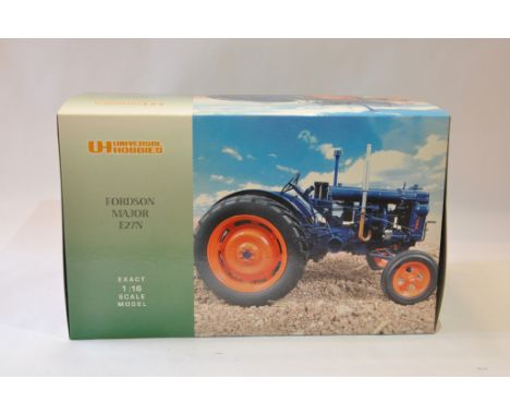 Universal Hobbies 1/16 scale Fordson Major E27N Tractor. Mint in Box.