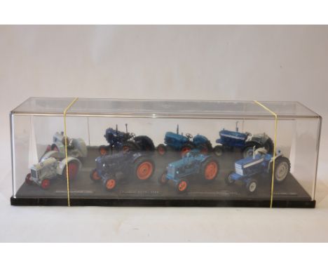 Impressive and Bespoke 1/43 scale Ford and Fordson Presentation piece comprising various tractor issues. 