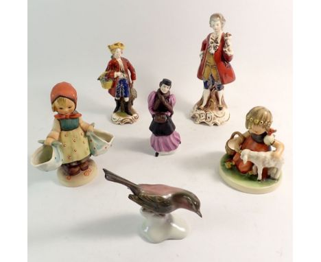 A group of Goebels and Hummel figures 