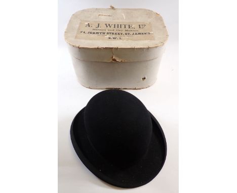 A Light as Air bowler hat and box 