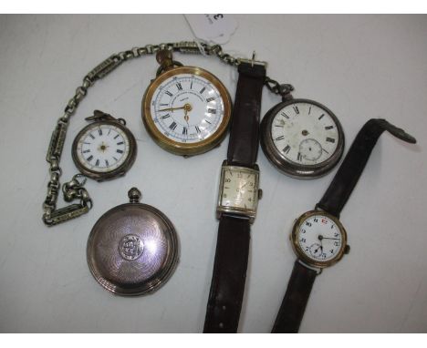 Silver Hunter Case Pocket Watch by D. Davis &amp; Co. Woolwich, Silver Part Case Watch by Jas. Walker Dufftown, Liga Pocket W