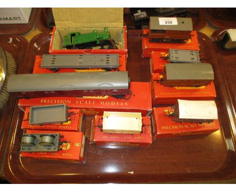 Faulty Triang Engine, along with Various Wagons 