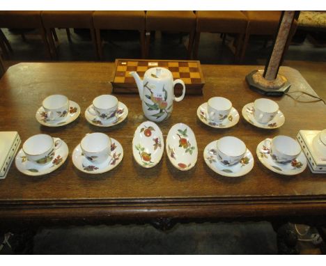 Royal Worcester Evesham 19 Piece Tea Set 