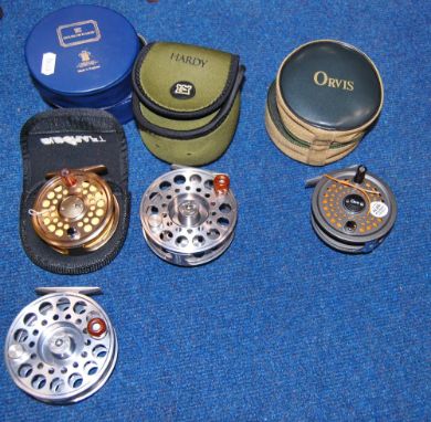 J W Young 4 vintage reels Freedex x 2 Gildex and Pridex to use or