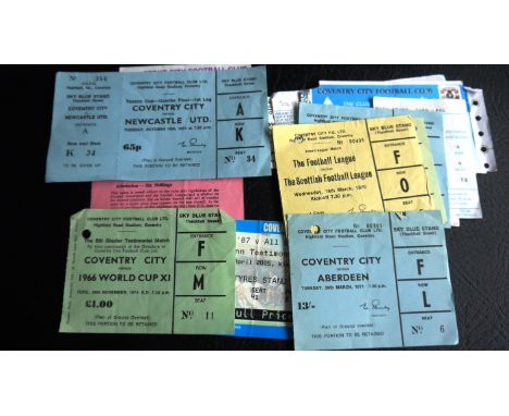 COVENTRY CITY MATCH TICKETS FOR FRIENDLIES, TEXACO CUP ETC X 15
Good selection of Coventry v&nbsp; Scottish teams Aberdeen, F