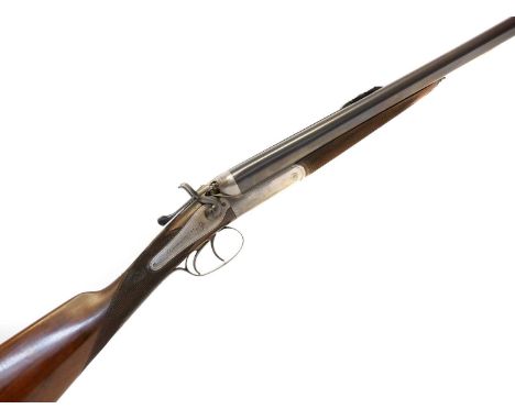 Army and Navy 'The Jungle Gun' paradox rifled 12 bore side by side hammer gun, serial number 24581, 28inch barrels with doll 