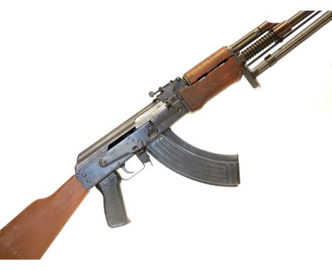 Deactivated Yugoslavian Zastava M72 B1 light machine gun, serial number 62438, dated 1982, 20 inch barrel with folding bipod,