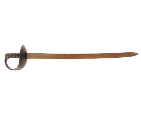 Wilkinson lead cutter No.3 sword, for strength training and feats of swordsmanship, 32.5-inch blade, cast grip stamped with a