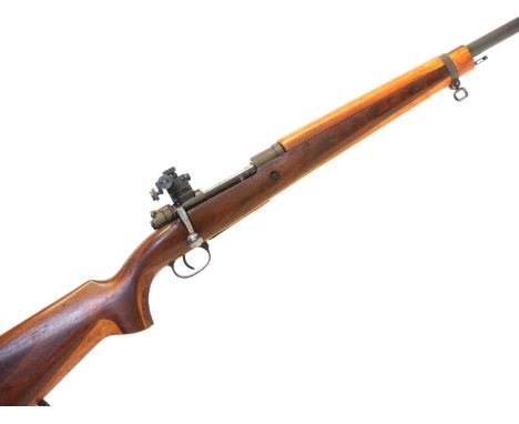 Kongsberg M58F1 rifle converted to a 7.62x 51 target rifle, serial number GB00040, originally a Norwegian Army sniper rifle, 
