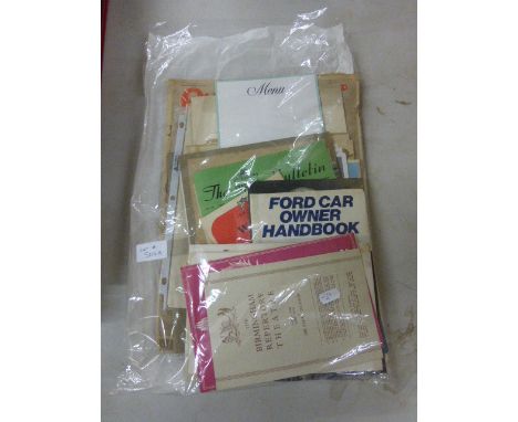 Ephemera - mixed group of vintage items including theatre, Royalty, maps, magazines tc (approx. 48 items)   