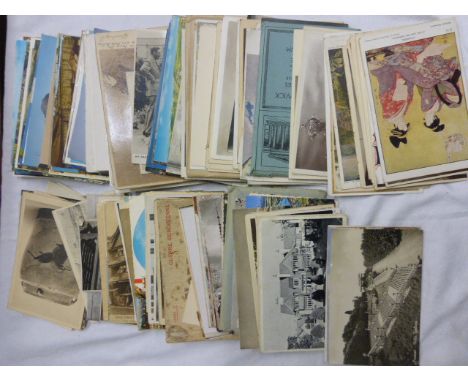 Collection of postcards including vintage and various subjects