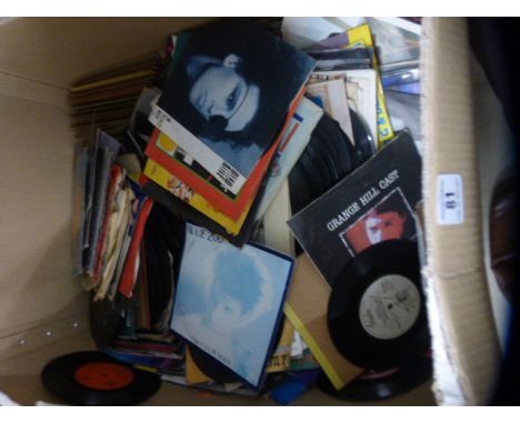 Vinyl - Large collection of 45's including Rock & Pop & Songs From The Shows/TV  including Rolling Stones, Wham, Duran Duran,