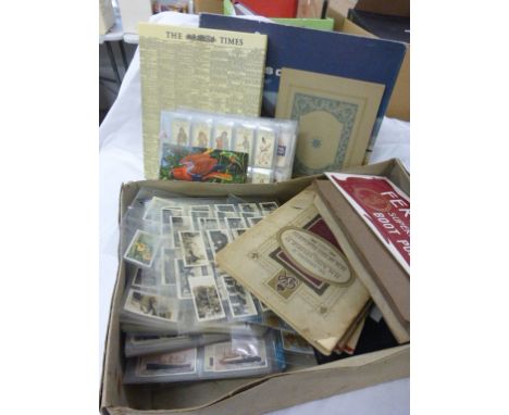 Cigerete Cards - good selection of vintage sets in pockets plus albums with some tea cards includes Westminster, Cavenders, P