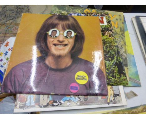 Vinyl - Six Savoy Brown lps including Felting Getting to the Point LK 4935 in boxed Decca, Looking In (SKL 5066 Stereo), A St