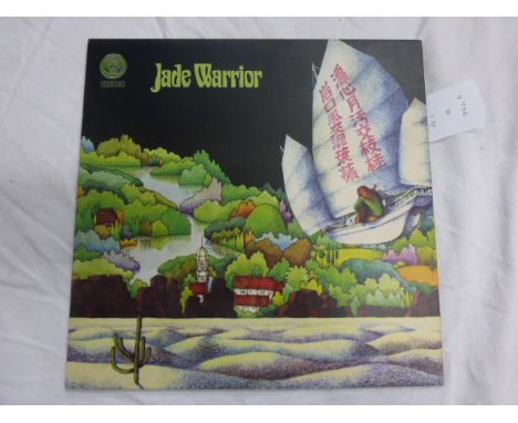 Vinyl - Jade Warrior 'self titled' lp (Vertigo 6360 033) with large swirl inner, side A has mark across vinyl but not feelabl