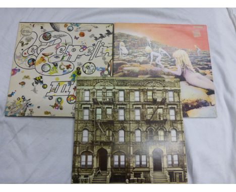 Vinyl - Led Zeppelin - An exceptional collection of 3 lp's comprising of Physical Graffiti (Swan Song SSK 89400) Swan Song 48