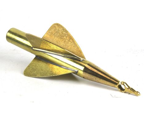 A vintage brass T Walker & Son Ltd Cherub 467 ship-log. 39cm long