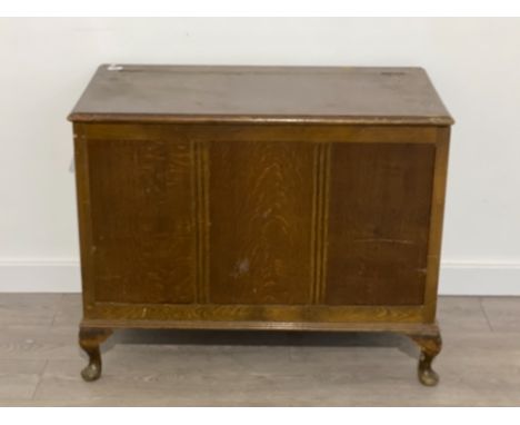 VINTAGE MAHOGANY BLANKET BOX, 91CM X 49CM X 73CM