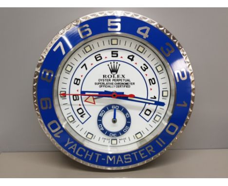 IN THE STYLE OF ROLEX YACHT-MASTER WALL CLOCK