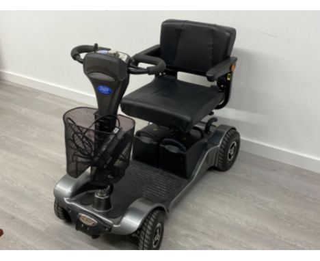 ELECTRIC MOBILITY SCOOTER WITH CHARGER, IN SPACE GREY, WORKING CONDITION