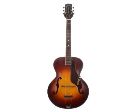 2014 Gretsch Roots Collection G9550 New Yorker archtop guitar, made in China, ser. no. CAXR14xxx3; Finish: vintage sunburst, 