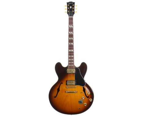 1998 Gibson Custom Shop Historic Collection ES345 semi hollow body electric guitar, made in USA, ser. no. A5xxx9; Finish: vin