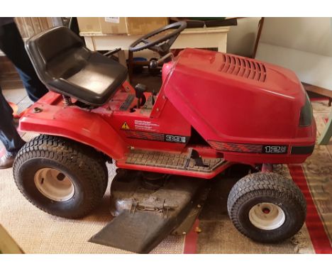A 39" ride on lawnmower with a Briggs and Stratton 12hp engine