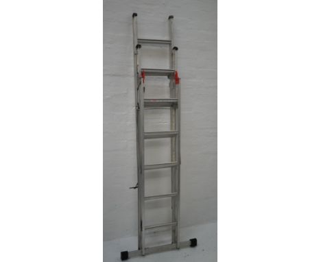 ABRO EXTENDING ALUMINIUM LADDERthe three section combination ladder extending to 3.90 M (12' 10") 