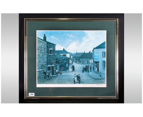 Tom Dodson  Pencil Signed Limited & Numbered Edition Colour Print, 'The Village, Chipping' Number 437/850. Fine Art Trade Gui