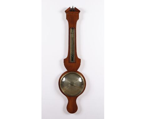 BAROMETER, Mahagoni, L 100, gemarkt, MONTI, CANTERBURY, 19.Jh.