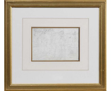 * JESSIE MARION KING (SCOTTISH 1875 - 1949), UNTITLED pencil on papermounted, framed and under glass image size 12cm x 17cm, 