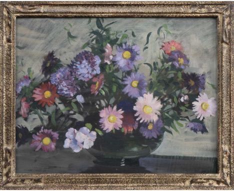 * HUGH CAMERON WILSON (SCOTTISH 1885 - 1952), STILL LIFE oil on board, signedframed and under glassimage size 34cm x 44cm, ov