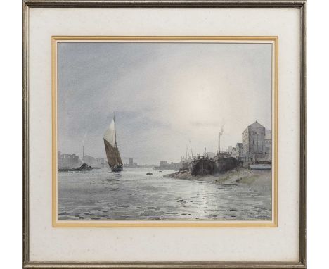 * EDWARD ASHTON CANNELL (BRITISH 1927 - 1994), HAZY SUNLIGHT watercolour on paper, signed, titled versomounted, framed and un